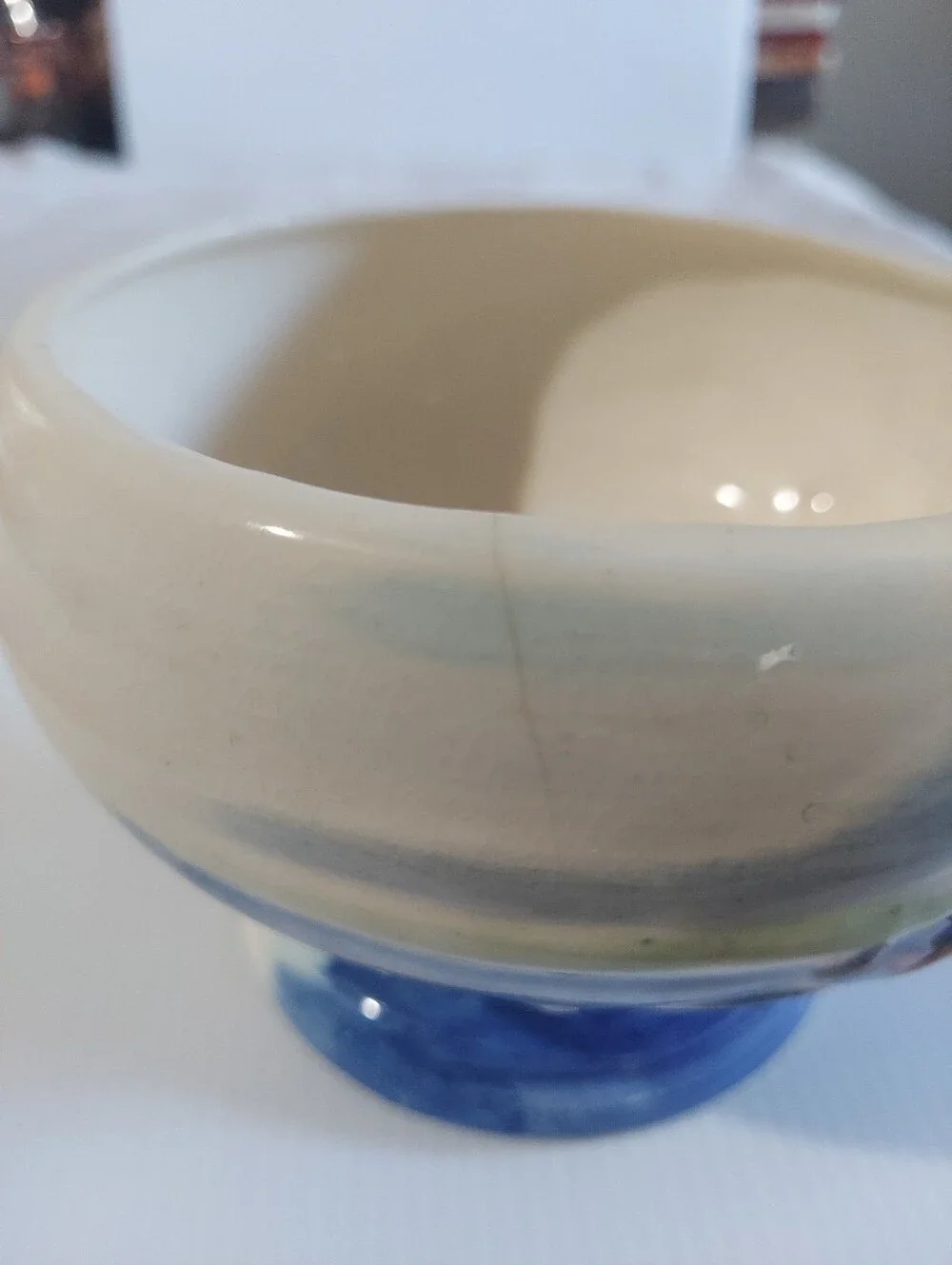 Johnny Quong's Hawaiian Outrigger Footed Tiki Bowl Salt Lake City